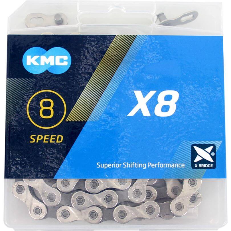 KMC ketting X8 silver/grey