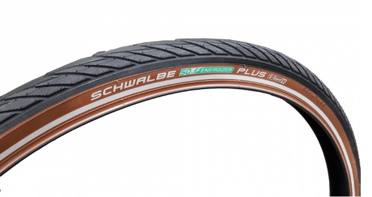 Schwalbe buitenband Energizer Plus 28 x 1.75 Zwart/Bruin